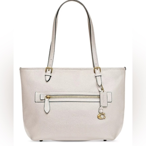 Coach Handbags - $325 NEW! COACH Luxe Pebbled Leather Medium Taylor Tote in Chalk